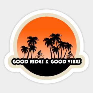 Good Rides & Good Vibes 2 Sticker